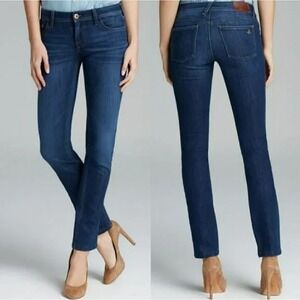DL1961 Nicky Mid Rise Cigarette Jeans Dark Wash Size 29